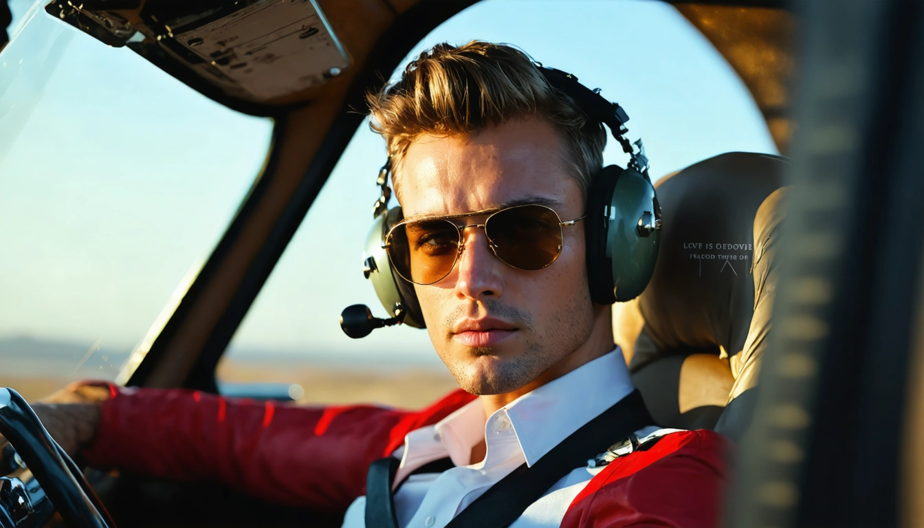 aviator Pin Up